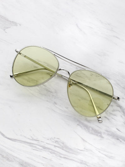 Contrast Top Bar  Sunglasses