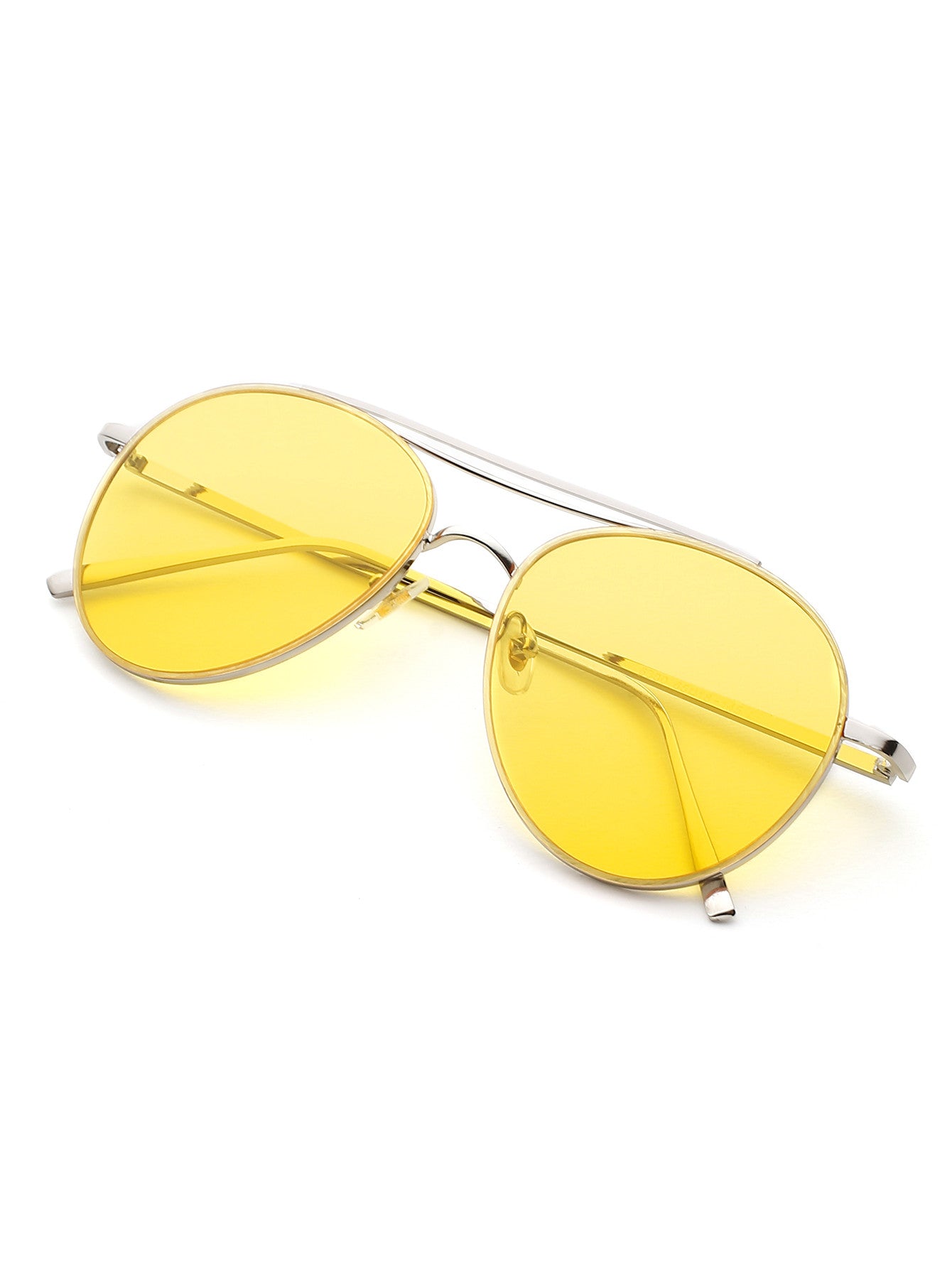 Contrast Top Bar  Sunglasses