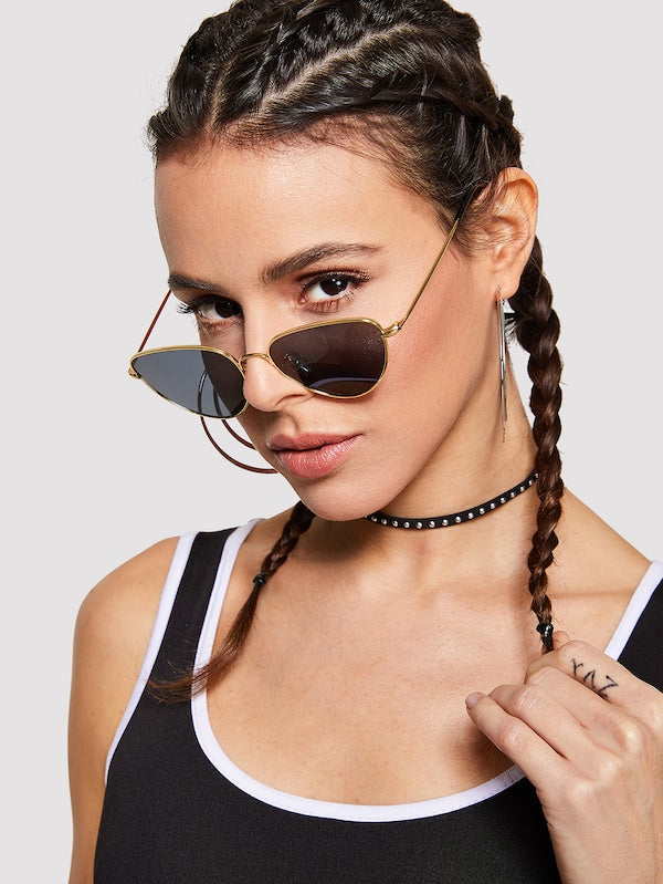 Oval Shaped Sunglasses