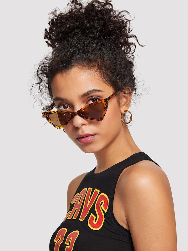 Pointed Cat Eye Sunglasses