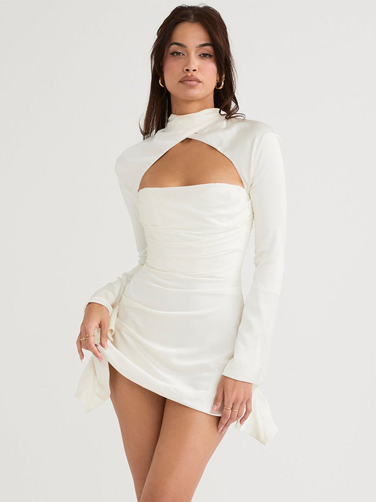 Rebecca Hollow Out Backless Exclusive Dress