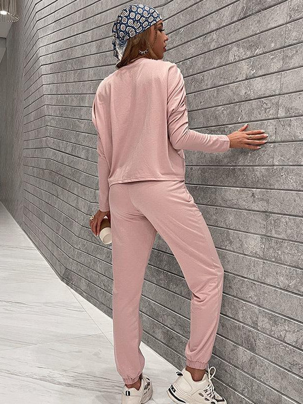 Dolman Sleeve Sweatshirts & Pants Co-Ord Set