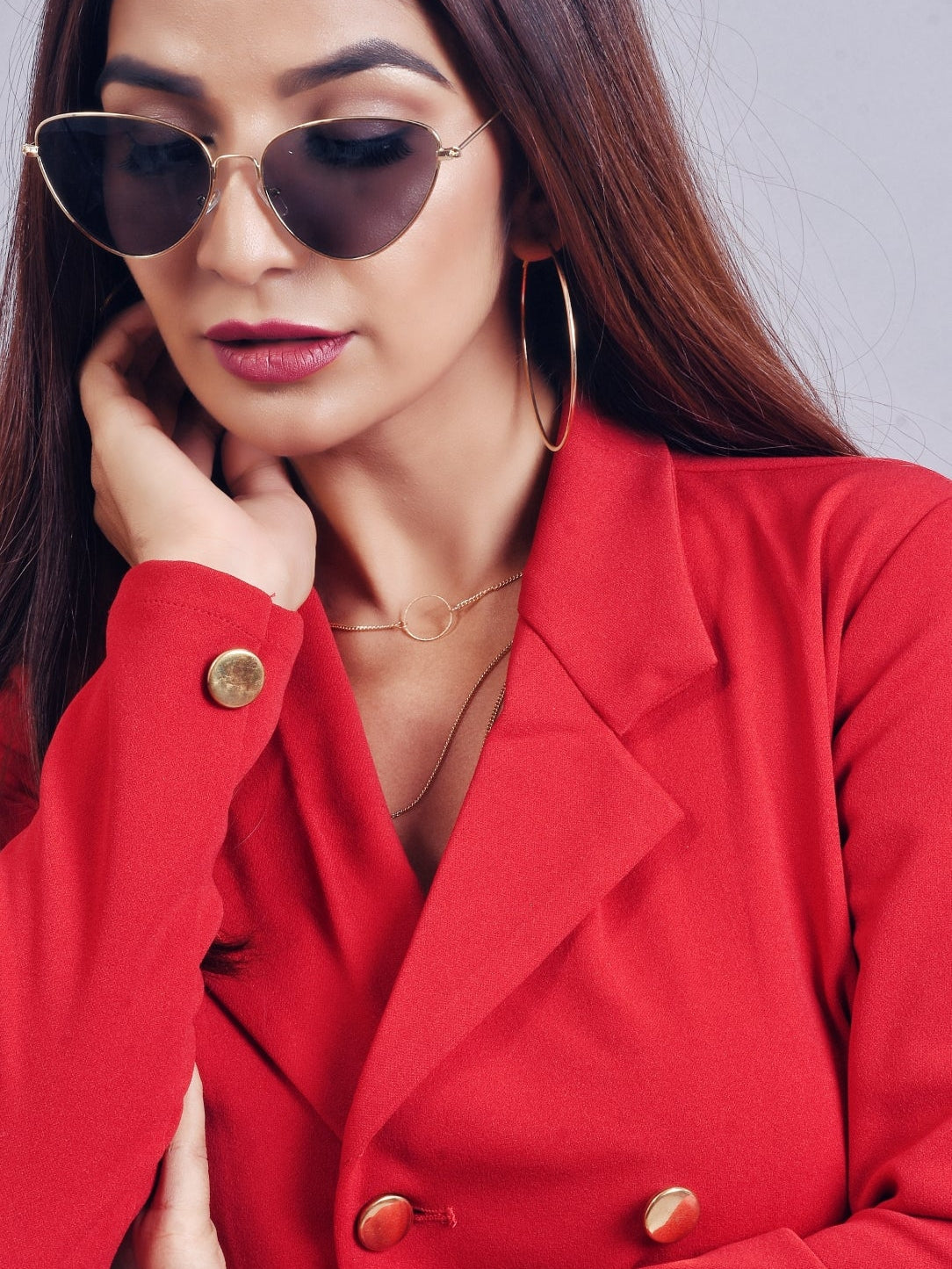 Oval Shaped Sunglasses