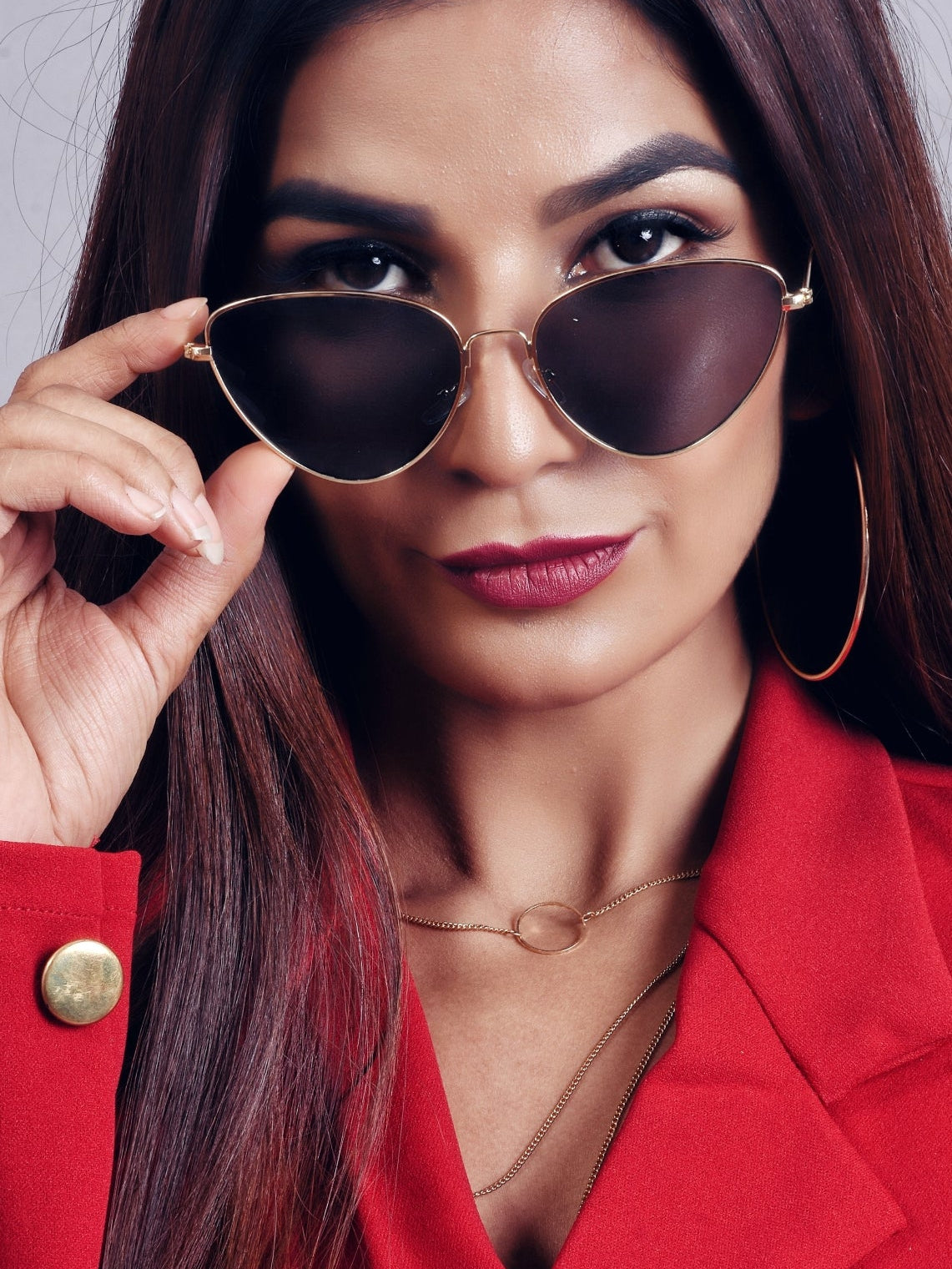 Oval Shaped Sunglasses