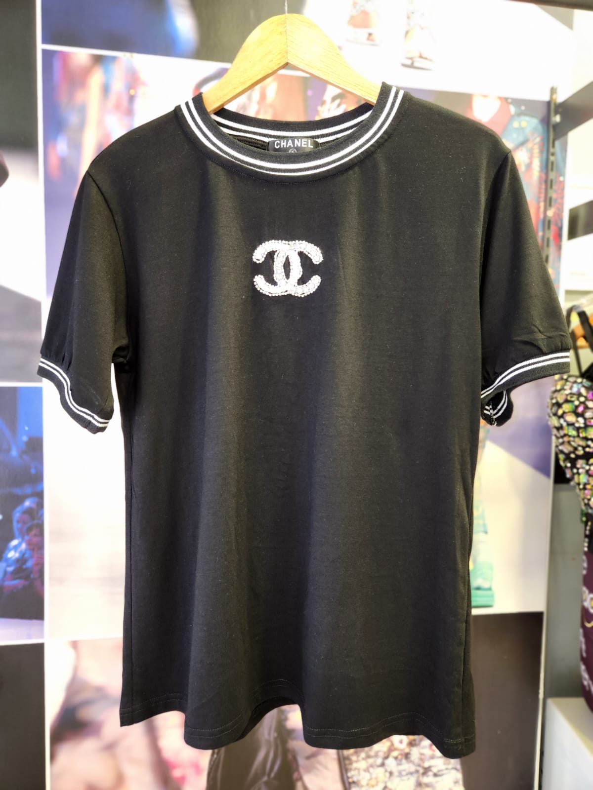 Print Cotton Lycra CH T-Shirt