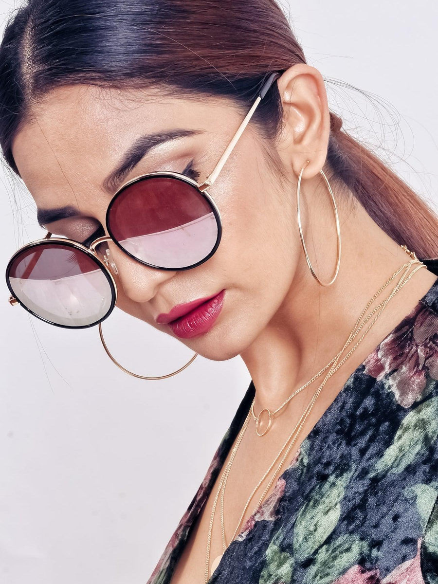 Round Metal Frame Sunglasses