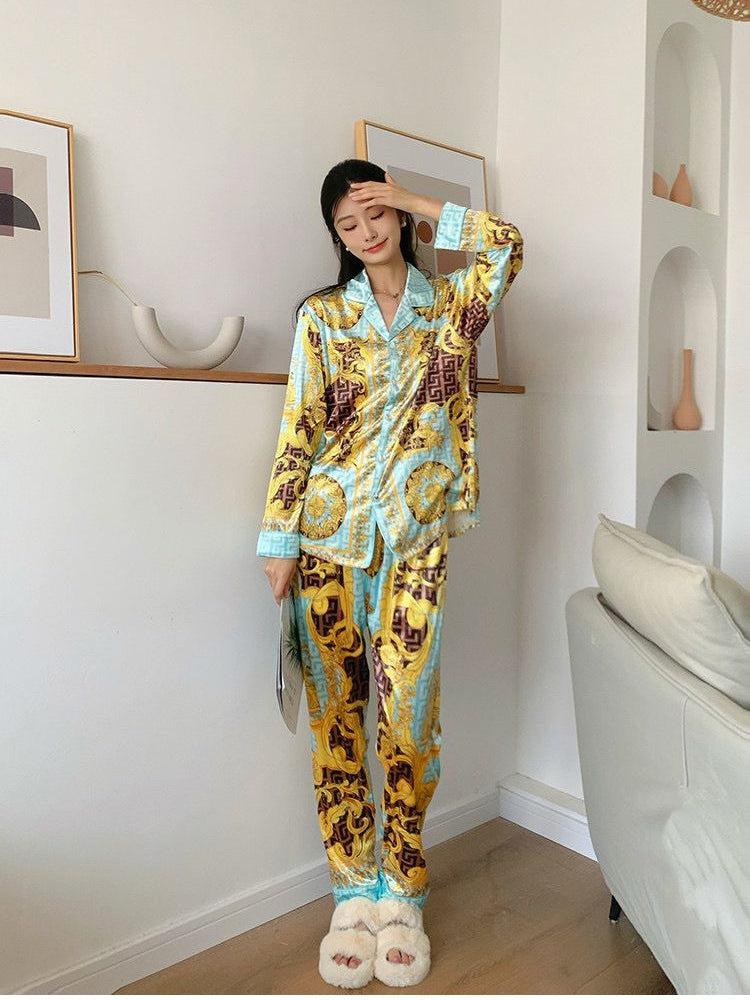 NF Floral Print Shirt & Pants Coord Set