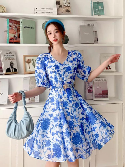 Floral dress | Fashion dresses, Maxi dress, Print chiffon dress