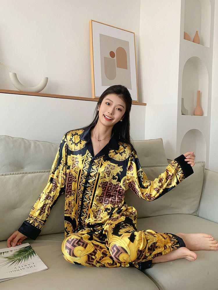 NF Floral Print Shirt & Pants Coord Set