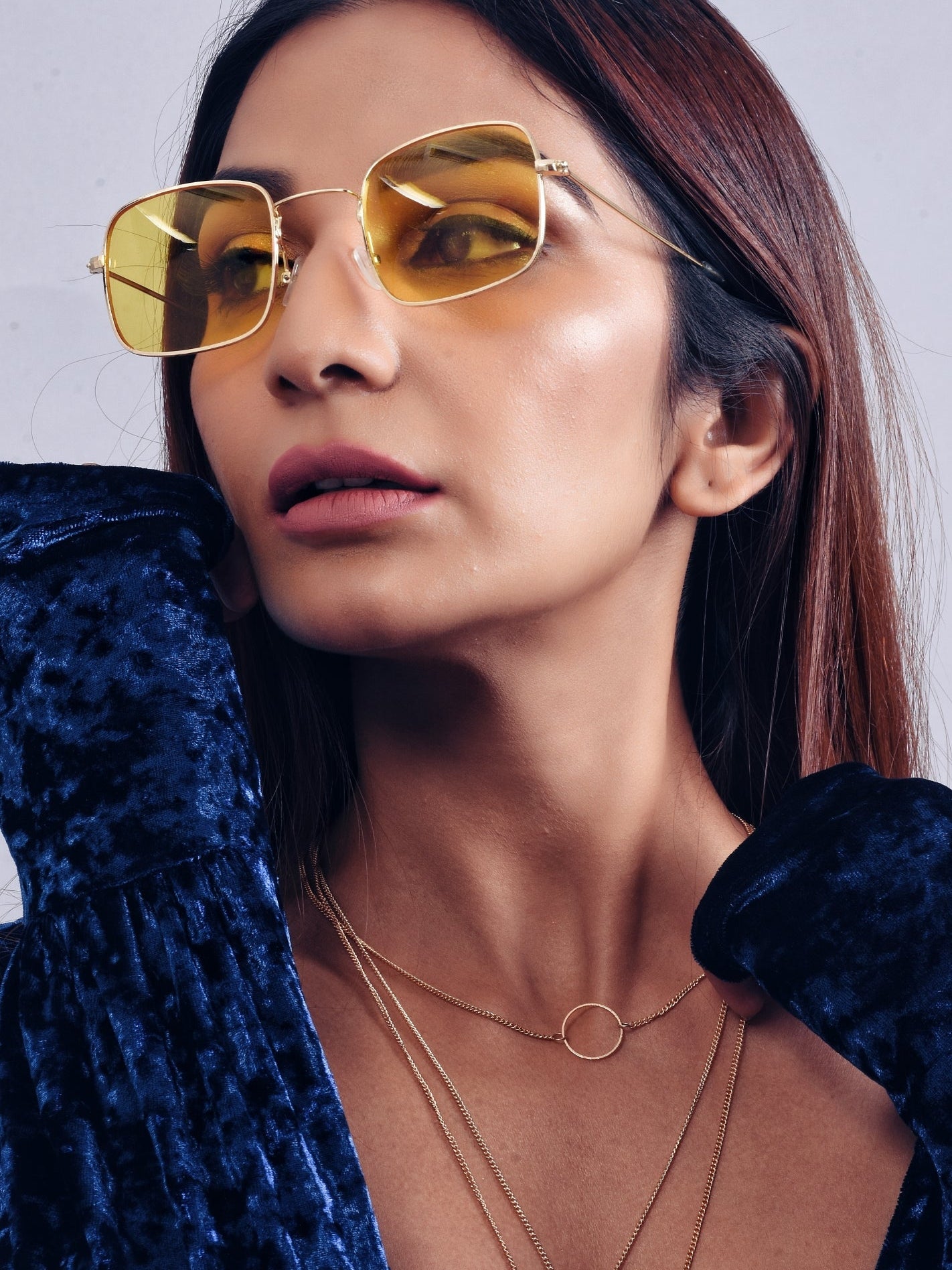 Rectangle Frame Sunglasses