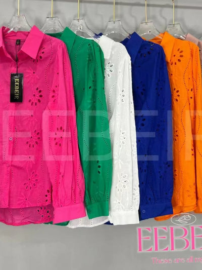 Flower Crochet Shirt