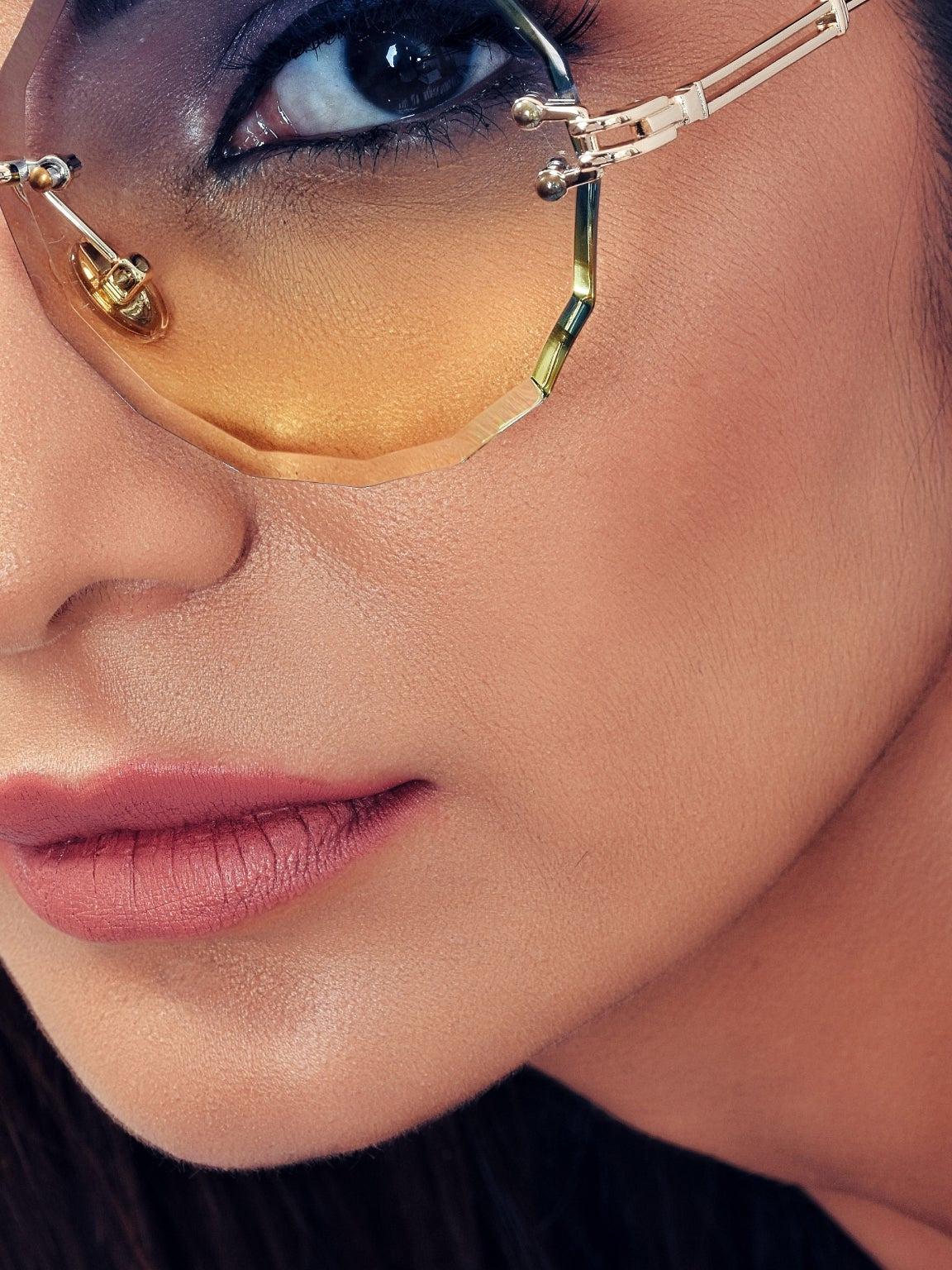 Wave Rimless Sunglasses