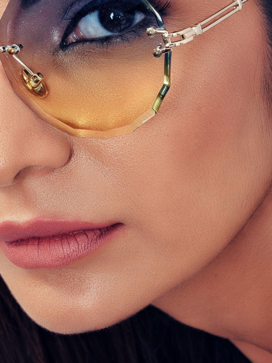 Wave Rimless Sunglasses