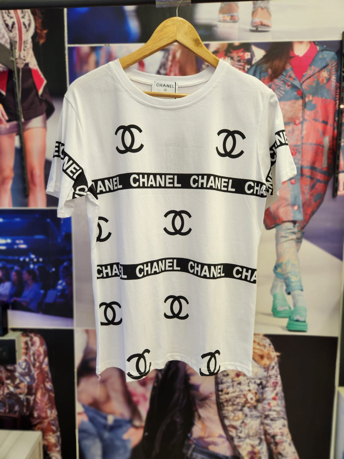 Print Cotton Lycra CH T-Shirt