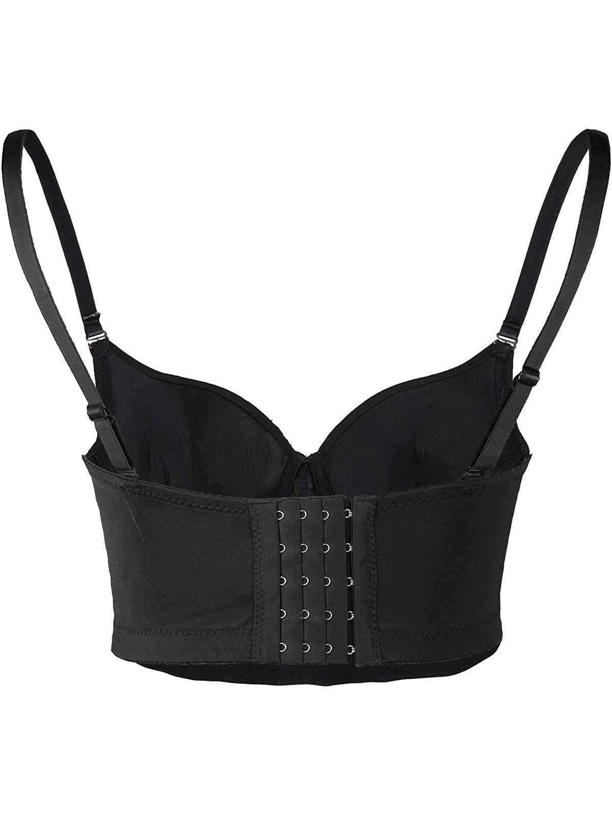 Studded Stone Push Up Bralette Bustier Top