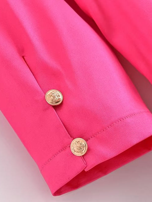 V Neck Silk Forged Texture Bow Tie Elastic Sleeve Dress