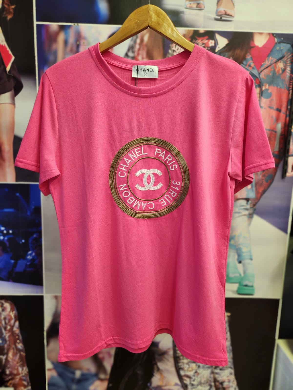 Print Cotton Lycra CH T-Shirt