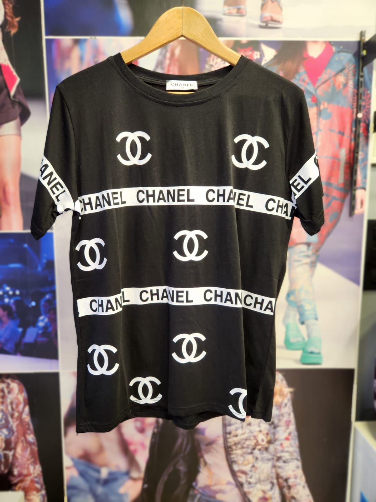 Print Cotton Lycra CH T-Shirt