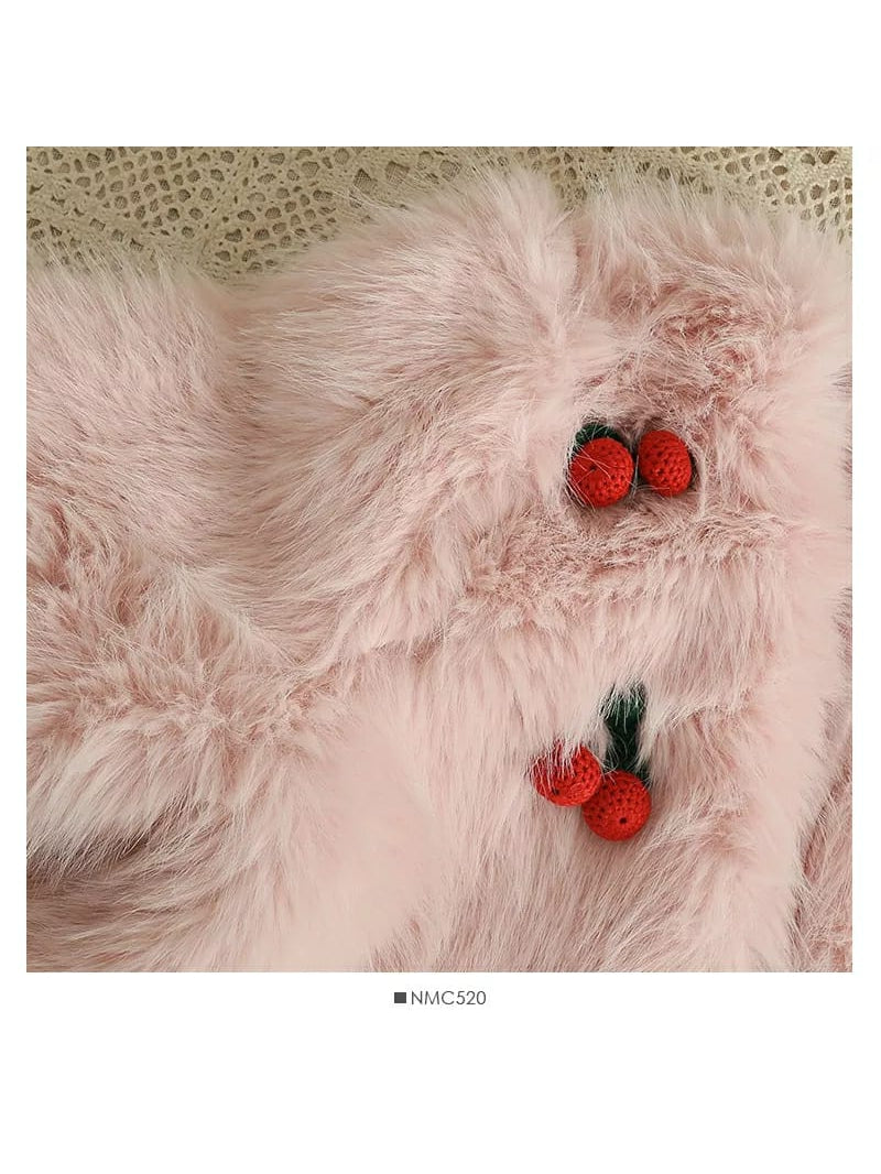 V Neck Cherry Jacket