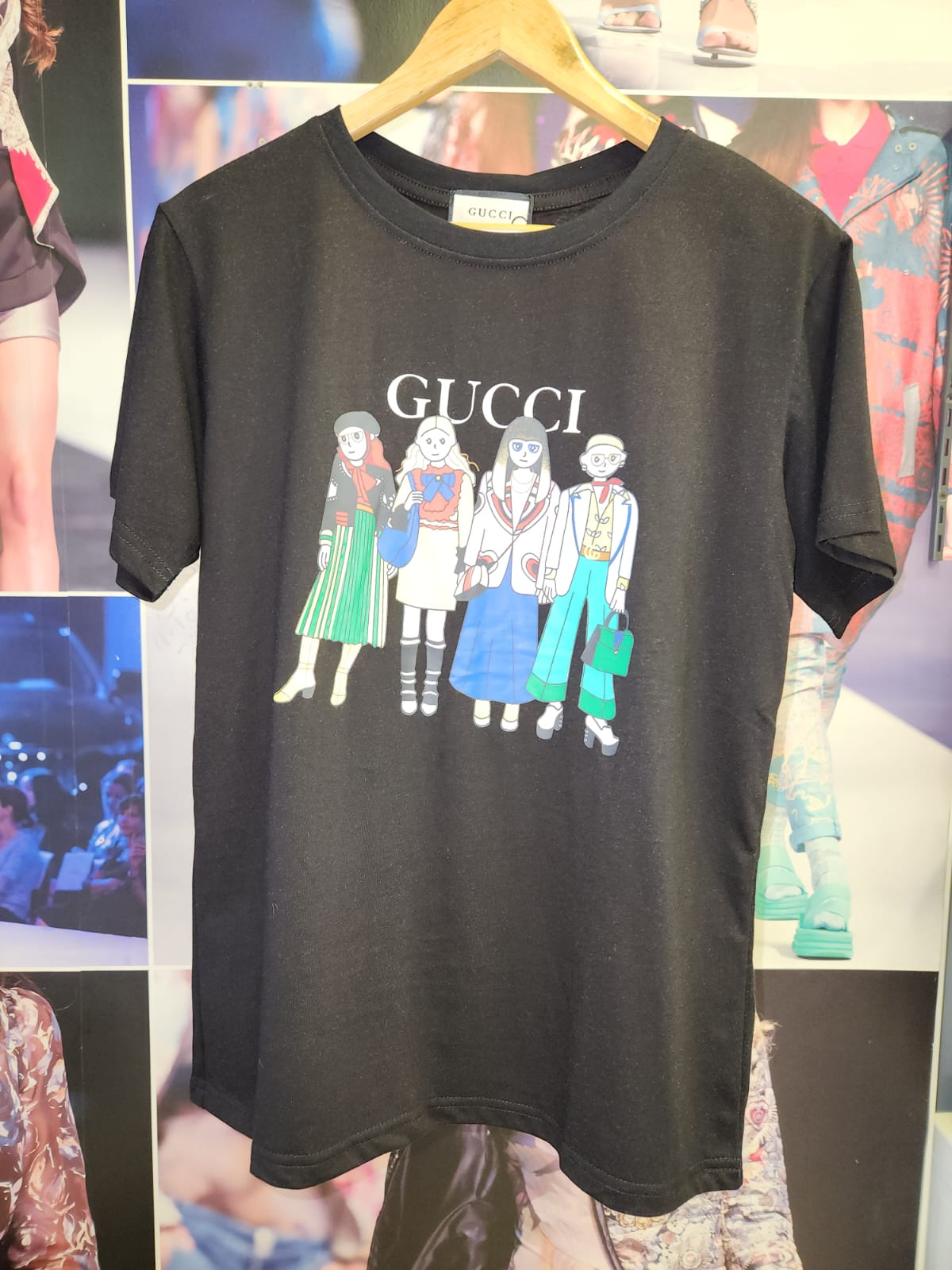 Print Cotton Lycra GU T-Shirt