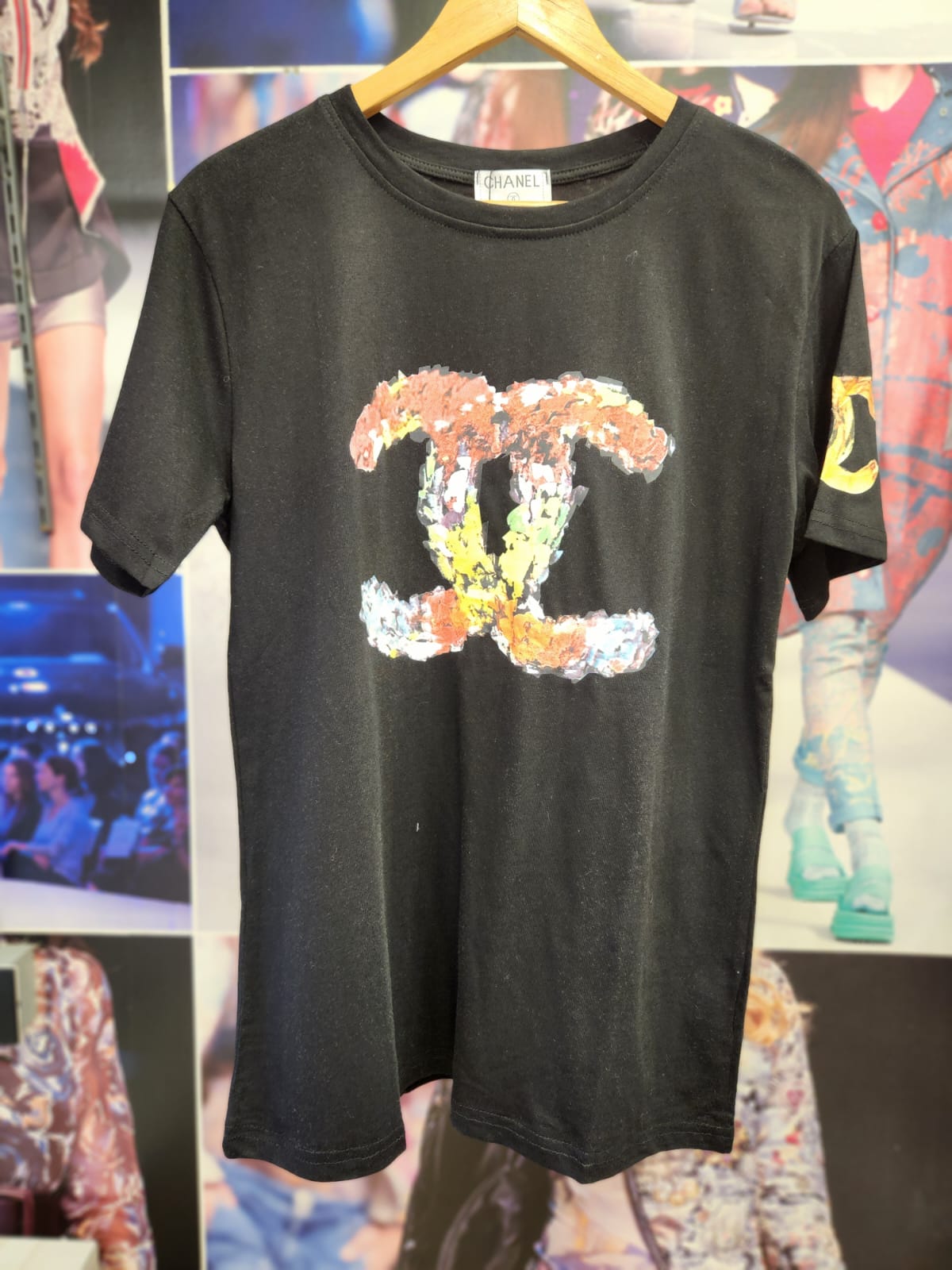 Print Cotton Lycra CH T-Shirt