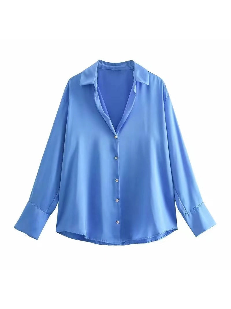 Satin Shirt Plain