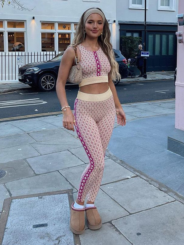 Pink Tracksuit Coord Set