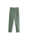 Green Tweed Blazer & Pants Coord Set