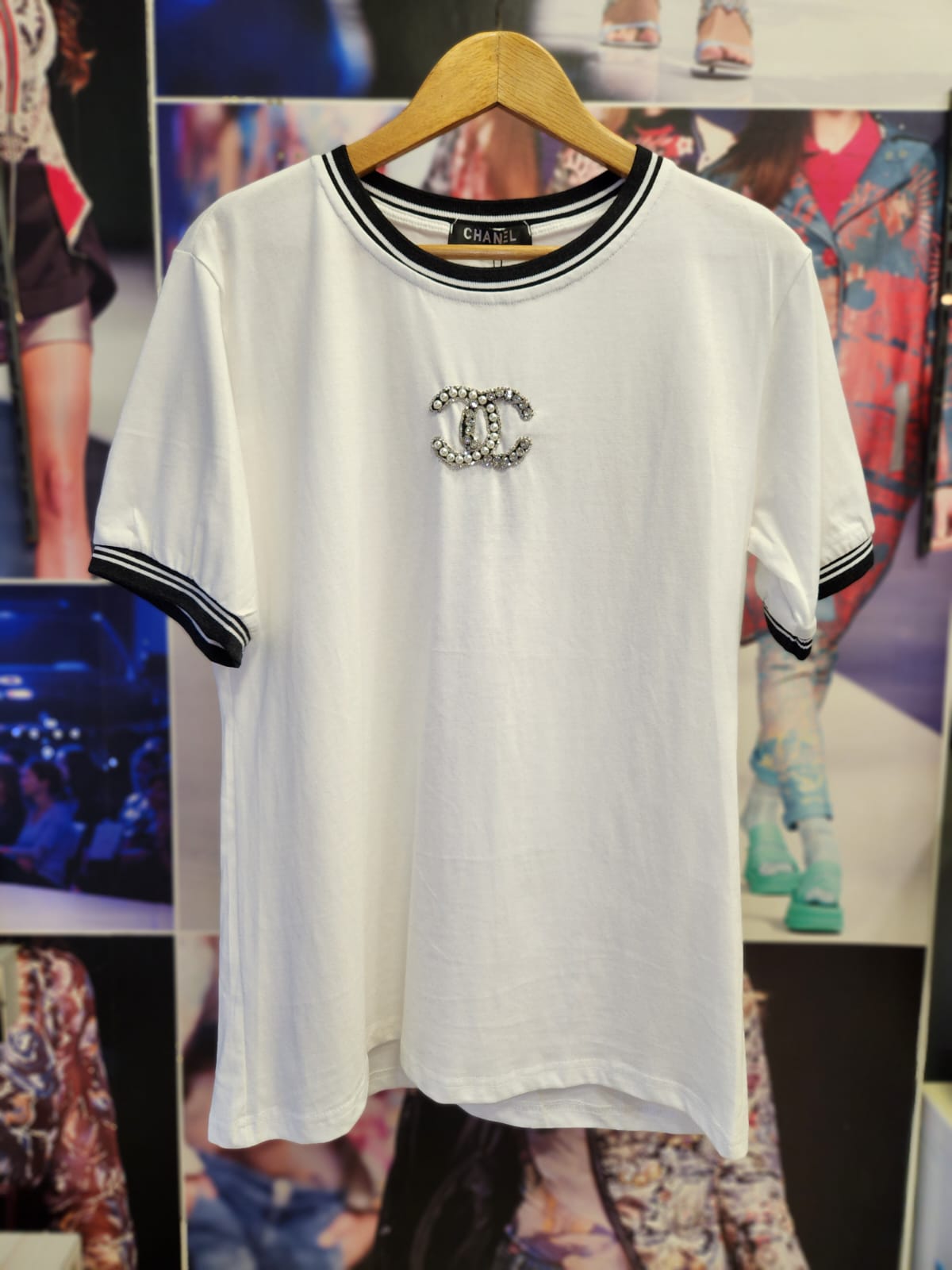 Print Cotton Lycra CH T-Shirt