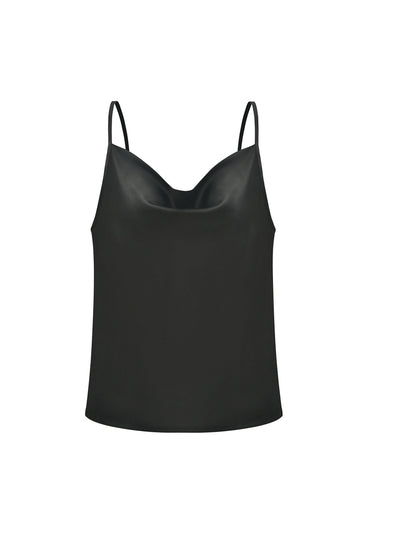 Cowl Neck Spaghetti Strap Cami Top