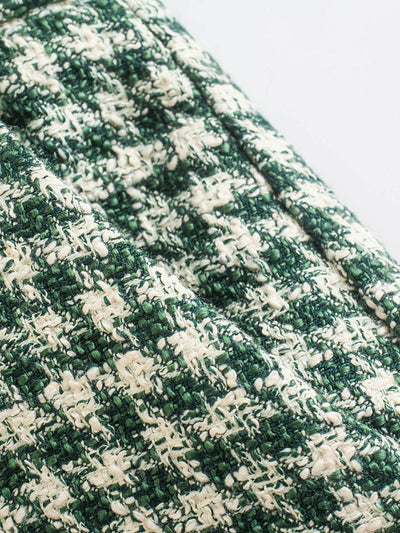 Green Tweed Pants