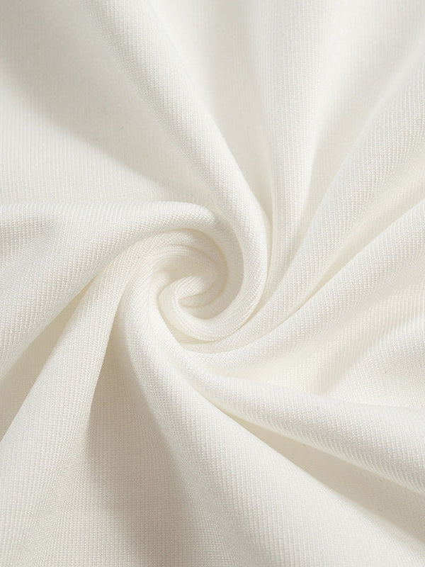 Casual Long Sleeve Turtleneck Top & Pleated Skirt Set