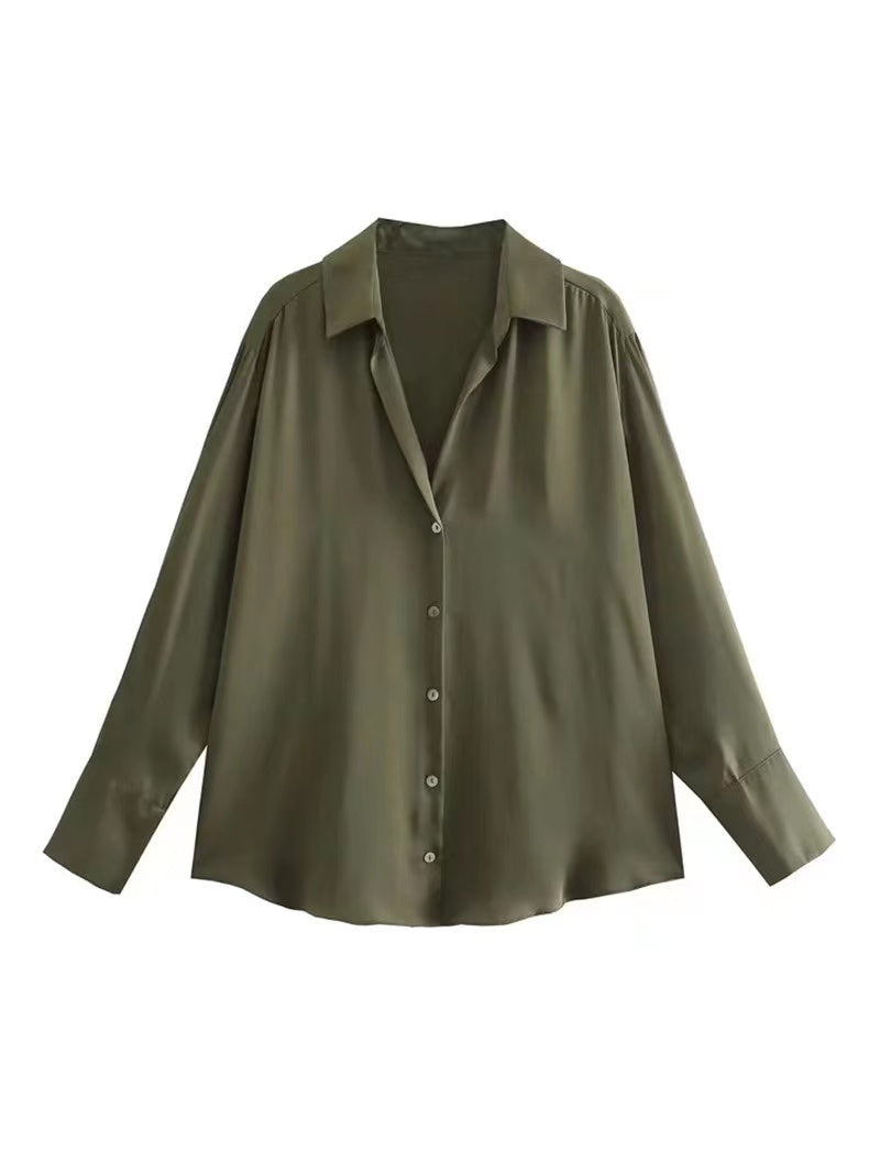 Satin Shirt Plain