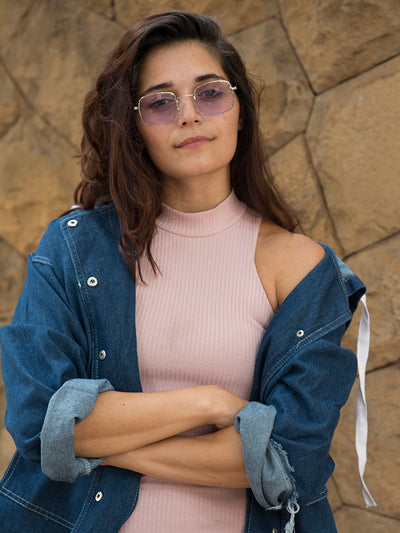 Rectangle Frame Sunglasses