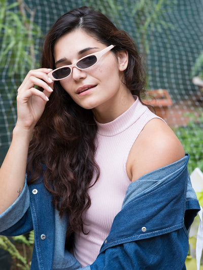 Retro Oval Sunglasses