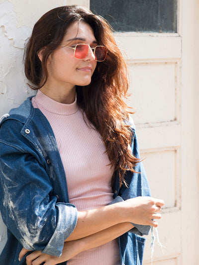 Rectangle Frame Sunglasses