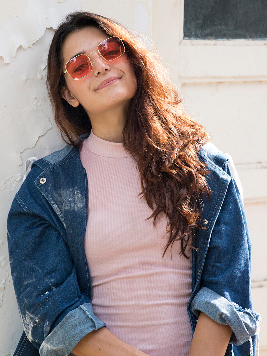 Rectangle Frame Sunglasses