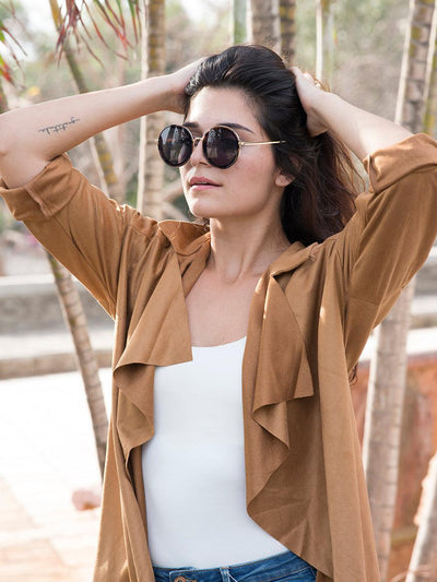 Round Metal Frame Sunglasses