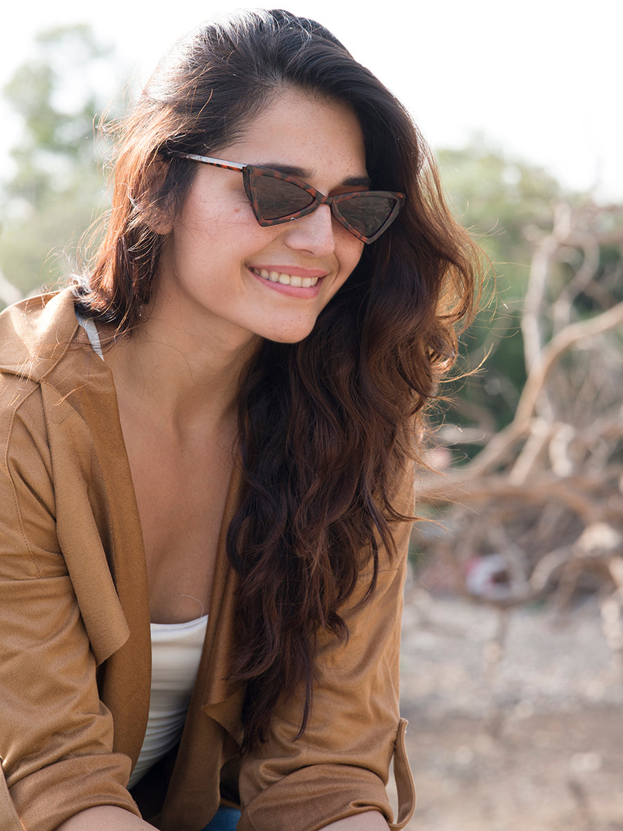 Pointed Cat Eye Sunglasses