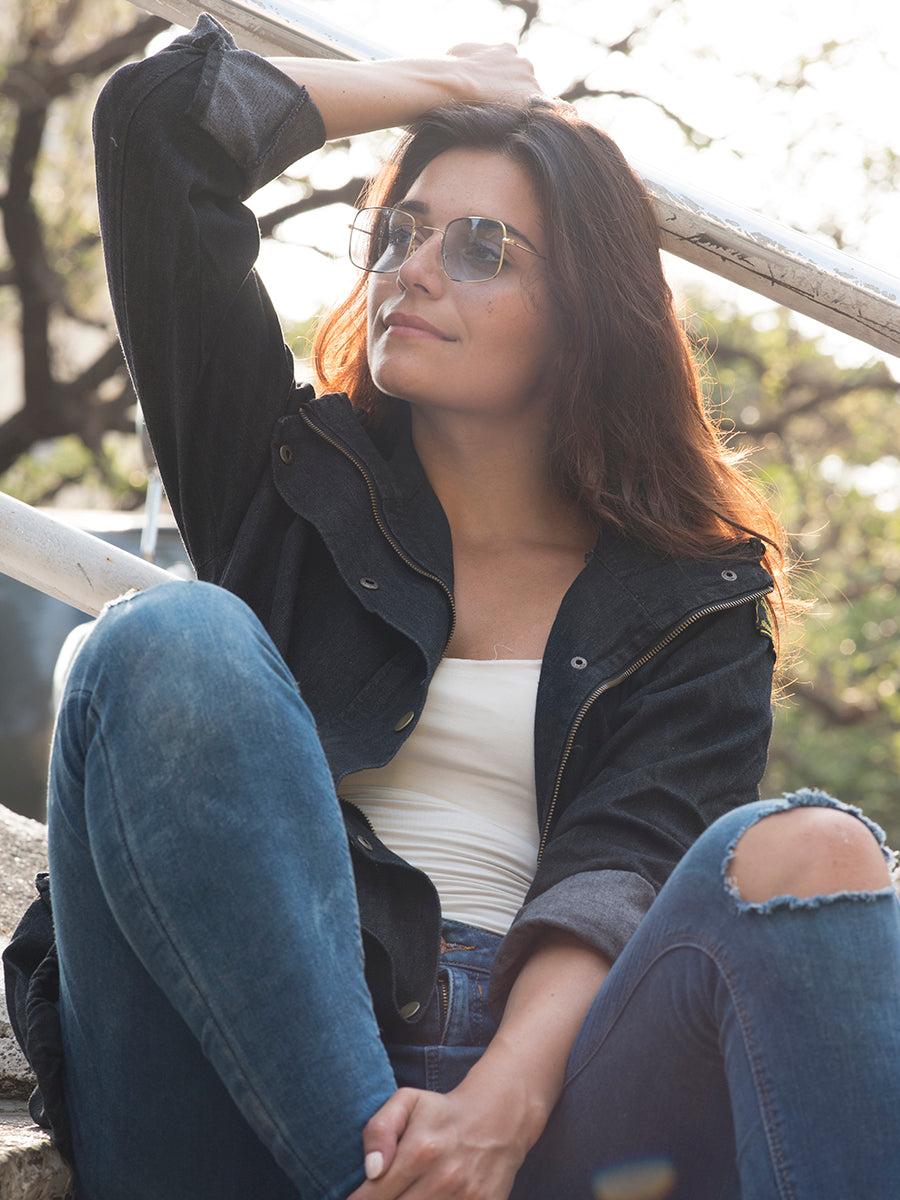 Rectangle Frame Sunglasses