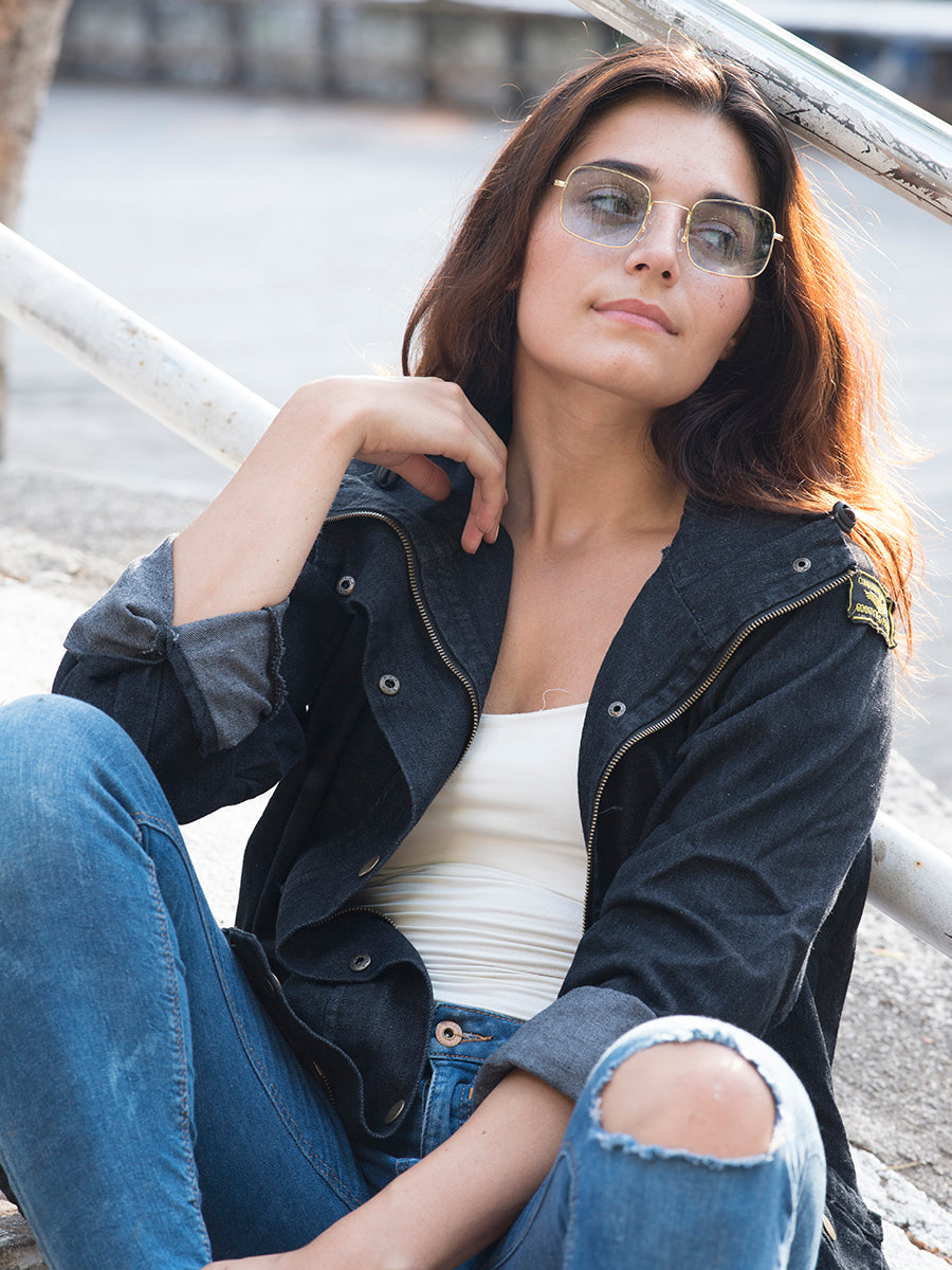 Rectangle Frame Sunglasses