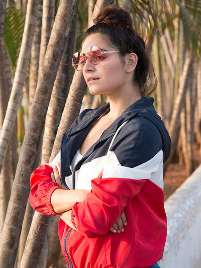 Wave Rimless Sunglasses