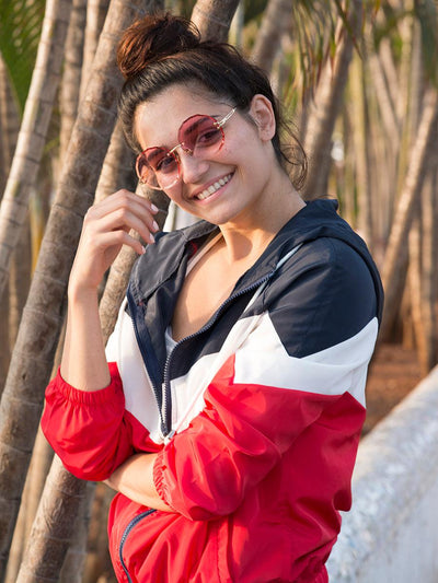 Wave Rimless Sunglasses