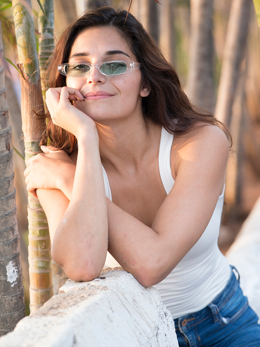 Retro Oval Sunglasses