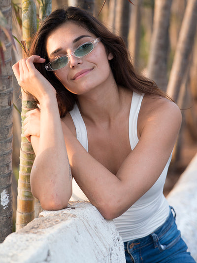 Retro Oval Sunglasses