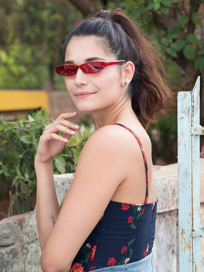 Retro Oval Sunglasses