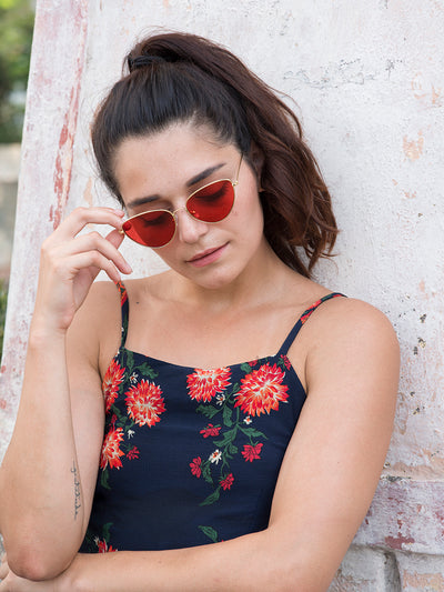 Oval Shaped Sunglasses