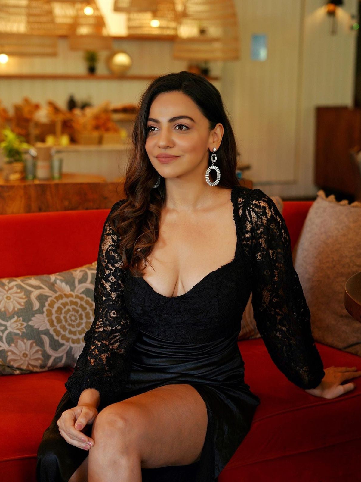 Black Short Irregular Bodycon Dress