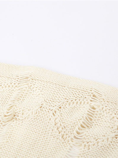 Bandeau Knitted Top & High Waist Sheath Skirt Coord Set