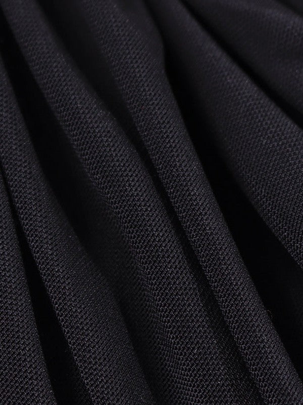 Mesh Hollow Out Cutout Backless See Through High Slit Maxi Dress